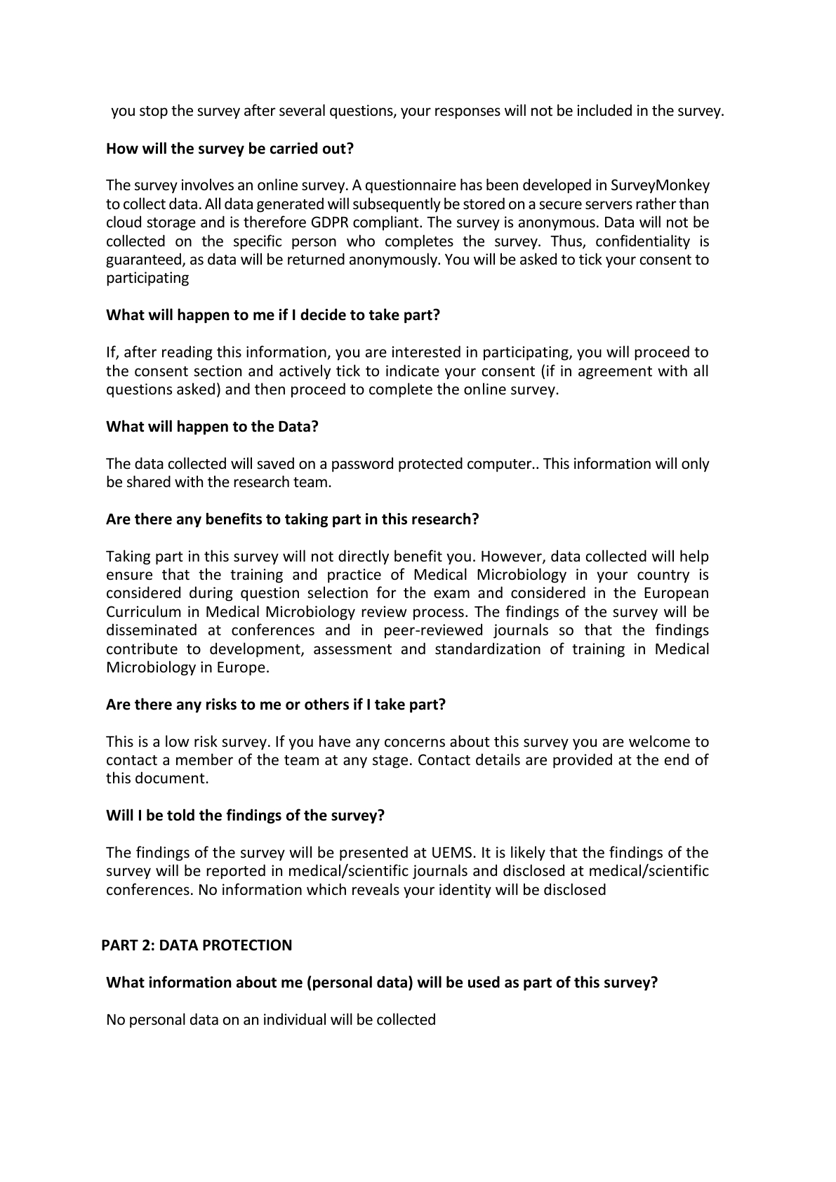 Participant Information Leaflet MD 20262